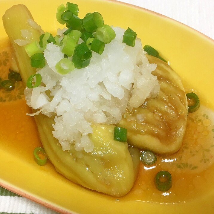 レンジで茄子の蒸し浸し